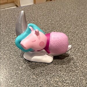 Pink and Silver Unicorn Learning Toy